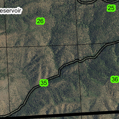 Big Baldy T16S R27E Township Map Preview 3