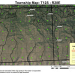 Pismire Camp T12S R28E Township Map Preview 1