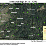 Sand Mountain T17S R29E Township Map Preview 1