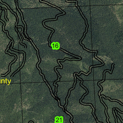 Ragged Rocks T11S R33E Township Map Preview 3