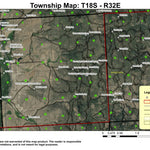 Silvies T18S R32E Township Map Preview 1