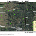 Beech Creek T11S R30E Township Map Preview 1
