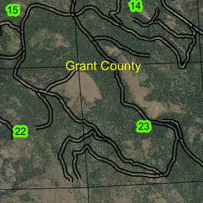 Magone Lake T12S R32E Township Map Preview 2