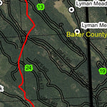 Savage Creek T12S R35.5E Township Map Preview 2