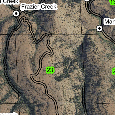 Frazier Creek T15S R26E Township Map Preview 2