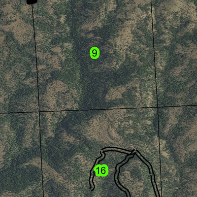 Black Butte T12S R30E Township Map Preview 3