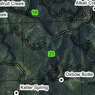 Lemon Creek T15S R29E Township Map Preview 2