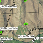 Blue Mountain T13S R29E Township Map Preview 2