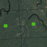 Dixie Butte T11S R34E Township Map Preview 2