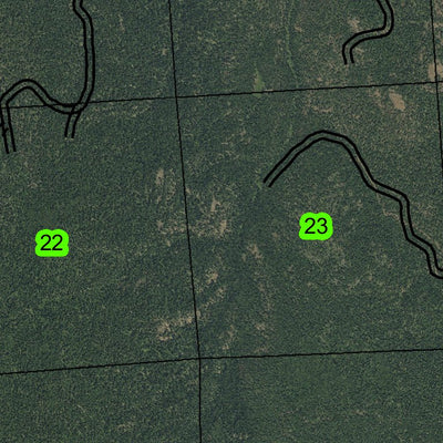 Dixie Butte T11S R34E Township Map Preview 2