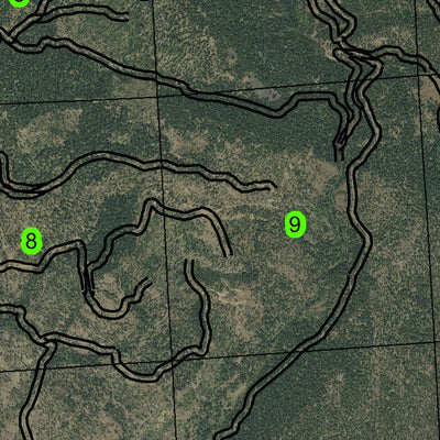 Dixie Butte T11S R34E Township Map Preview 3