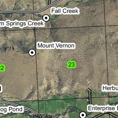 Mt. Vernon T13S R30E Township Map Preview 2