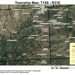 Canyon City T14S R31E Township Map Preview 1