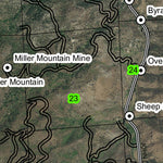 Canyon City T14S R31E Township Map Preview 2