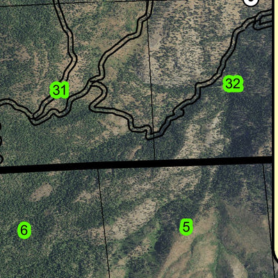 Dayville T13S R27E Township Map Preview 3