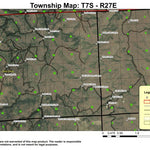 Turner Mountain T7S R27E Township Map Preview 1