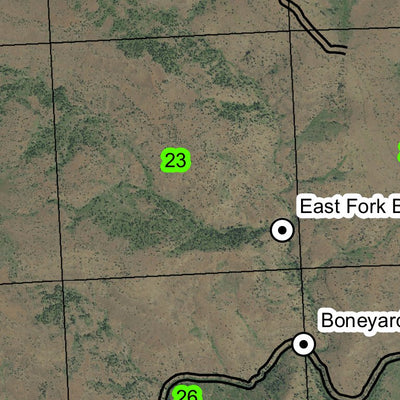 Turner Mountain T7S R27E Township Map Preview 2