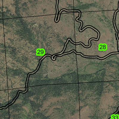 Turner Mountain T7S R27E Township Map Preview 3