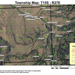 Timber Mountain T15S R27E Township Map Preview 1