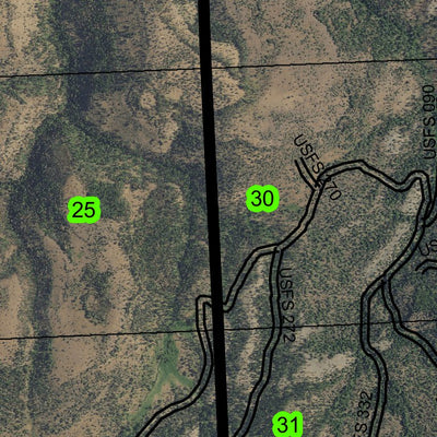 Timber Mountain T15S R27E Township Map Preview 3