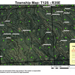 Easy Creek T12S R35E Township Map Preview 1