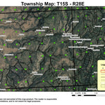 Horse Mountain T15S R28E Township Map Preview 1