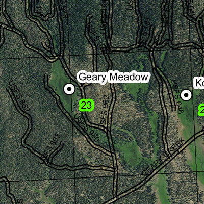 Sproul T15S R30E Township Map Preview 2