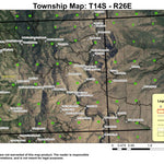 Battle Creek Mountain T14S R26E Township Map Preview 1