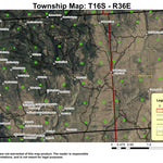 Monkey Run T16S R36E Township Map Preview 1