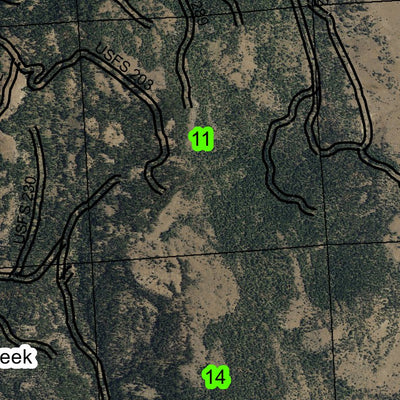 Monkey Run T16S R36E Township Map Preview 3
