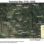 Antelope Valley T17S R32E Township Map Preview 1
