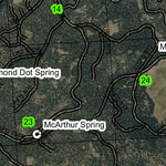 Frazier Point T17S R33.5E Township Map Preview 2