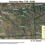 Devil's Backbone T7S R29E Township Map Preview 1