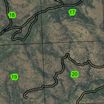 Devil's Backbone T7S R29E Township Map Preview 3