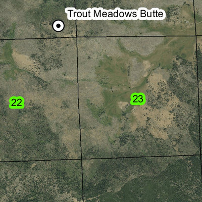 Trout Meadows Butte T7S R35E Township Map Preview 2