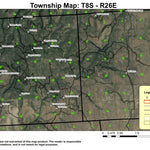 Happy Jack Ridge T8S R26E Township Map Preview 1