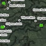 Crane Flats T8S R35.5E Township Map Preview 2