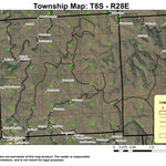 Monument Mountain T8S R28E Township Map Preview 1