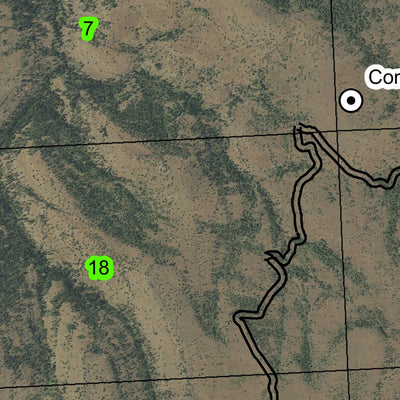 Monument Mountain T8S R28E Township Map Preview 3
