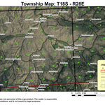 Donivan Mountain T18S R28E Township Map Preview 1