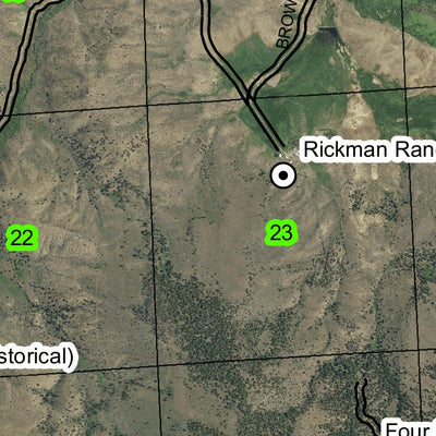 Donivan Mountain T18S R28E Township Map Preview 2
