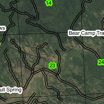 Putney Mountain T8S R32E Township Map Preview 2