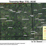 Round Meadows T7S R33E Township Map Preview 1