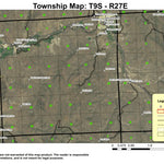 Monument T9S R27E Township Map Preview 1