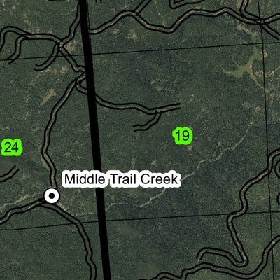 Trail Creek T7S R35.5E Township Map Preview 2