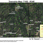 Summit Prairie T16S R34E Township Map Preview 1