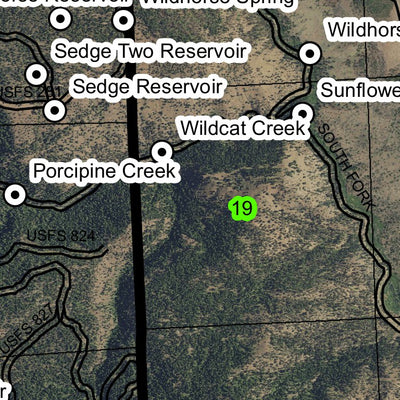 Spur Butte T15S R35E Township Map Preview 2