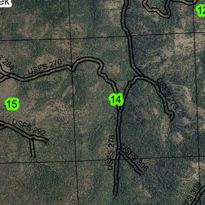 Spur Butte T15S R35E Township Map Preview 3