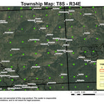 Wind Rock T8S R34E Township Map Preview 1