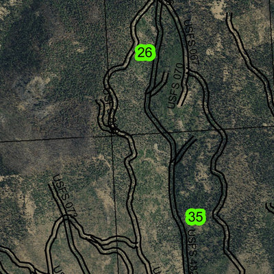 Spud Mountain T15S R33E Township Map Preview 3